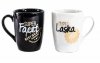 Black & White - zestaw 2 kubków baryłka 300ml. - Super facet/Super laska